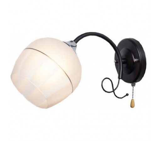 Бра IMEX MD.3314-1-W BK+CH Бра IMEX MD.3314-1-W BK+CH