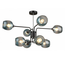 Люстра на штанге IMEX MD.3564-8-S BK+CH