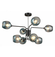 Люстра на штанге IMEX MD.3564-8-S BK+CH