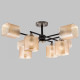 Люстра на штанге IMEX MD.4212-8-S-BK+AB