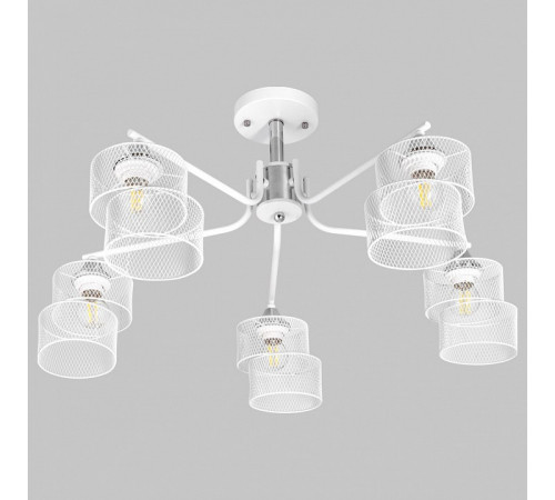 Люстра на штанге IMEX MD.4252-5-S-WH+CH