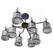 Люстра на штанге IMEX MD.4890-8-S COFFEE+FGD