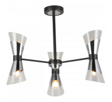 Люстра на штанге IMEX MD.51913-6-S-BK+CH