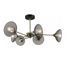 Люстра на штанге IMEX MD.5700-6-S-AB+BK