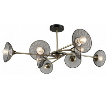 Люстра на штанге IMEX MD.5700-8-S-AB+BK