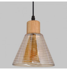 Подвесной светильник IMEX MD.5870-1-P-WOOD+BK