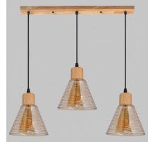 Подвесной светильник IMEX MD.5870-3-P-WOOD+BK
