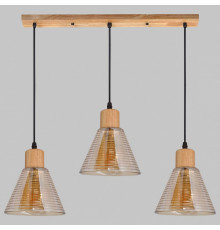 Подвесной светильник IMEX MD.5870-3-P-WOOD+BK