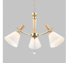 Подвесная люстра IMEX MD.6132-3-P-GD+WOOD