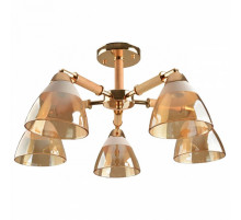 Потолочная люстра IMEX MD.8315-5-S-FGD+WOOD