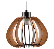 Подвесной светильник IMEX MD.9012-1-P-BK+WOOD