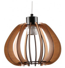 Подвесной светильник IMEX MD.9012-1-P-BK+WOOD