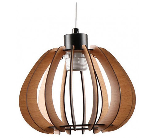 Подвесной светильник IMEX MD.9012-1-P-BK+WOOD