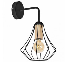Бра IMEX MD.9051-1-W-BK+WOOD