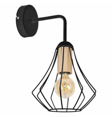 Бра IMEX MD.9051-1-W-BK+WOOD