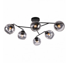Люстра на штанге IMEX MD.9460-6-S BK+CH