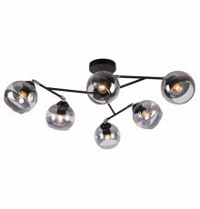 Люстра на штанге IMEX MD.9460-6-S BK+CH