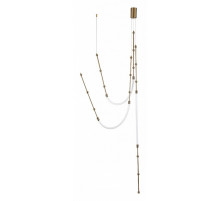 Подвесная люстра Indigo Corda 14010/3P Brass V000064L