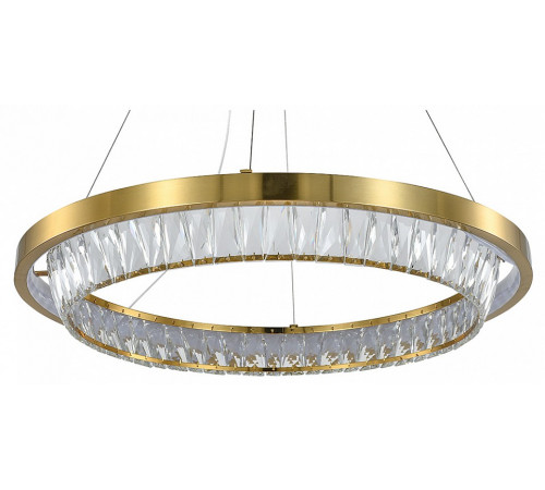 Подвесная люстра Indigo Riva 12045/1P Brass V000102L