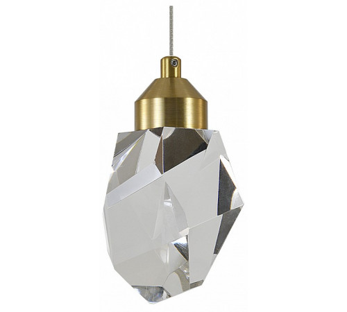Подвесной светильник Indigo Cristallo 12053/1P Brass V000132L