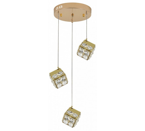 Подвесной светильник Indigo Radioso 12048/3P Gold V000134L