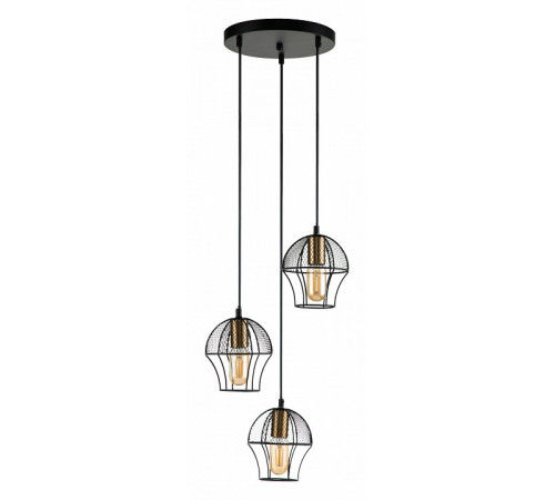 Подвесная люстра Indigo Pallo 10011/3P Black V000187 Подвесная люстра Indigo Pallo 10011/3P Black V000187