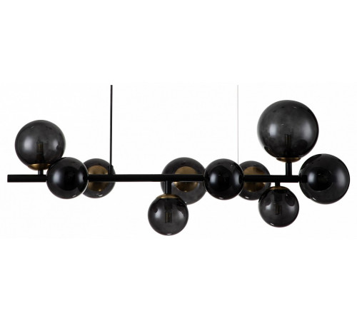 Подвесная люстра Indigo Molecola 11018/10P Black V000196