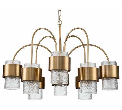 Подвесная люстра Indigo Eleganza 12019/A/8P Brass V000323 Подвесная люстра Indigo Eleganza 12019/A/8P Brass V000323