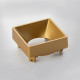 Накладной светильник Italline FASHION FX1 white + FASHION FXR gold