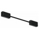 Коннектор гибкий угловой Italline Fantom IT010-4012 black