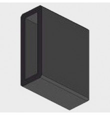 Комплект заглушек (2 шт.) Italline Fantom IT010-4014 black