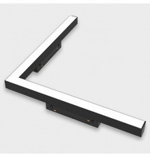 Трековый угловой магнитный светильник Italline Atom IT012-5044 black 3000K
