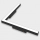 Трековый угловой магнитный светильник Italline Atom IT012-5044 black 3000K