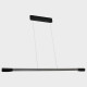Линейный подвесной светильник Italline IT013-6020 black/silver 3000K