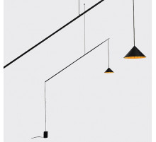 Подвесной светильник Italline IT03-1429 black/orange