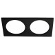Двойная рамка Italline IT08-8038 black
