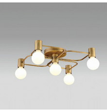 Потолочная люстра Italline Vega PL 6088/5 bronze