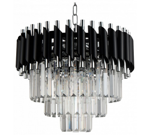 Подвесная люстра Natali Kovaltseva DARIAN 76017/5C CHROME BLACK Подвесная люстра Natali Kovaltseva DARIAN 76017/5C CHROME BLACK