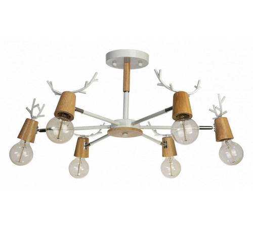 Люстра на штанге Loft IT Sven 10024/6 White Люстра на штанге Loft IT Sven 10024/6 White