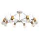 Люстра на штанге Loft IT Sven 10024/8 White