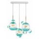 Подвесная люстра Loft IT Bolle 2027-S3 Blue
