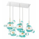 Подвесная люстра Loft IT Bolle 2027-S5 Blue