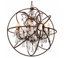 Подвесная люстра LOFT IT Foucaults orb crystal Loft1897/8