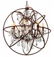 Подвесная люстра LOFT IT Foucaults orb crystal Loft1897/8