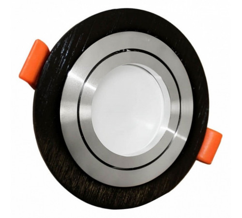 Встраиваемый светильник Lumina Deco Duka LDC 8062-D90 BK+SL Встраиваемый светильник Lumina Deco Duka LDC 8062-D90 BK+SL