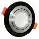 Встраиваемый светильник Lumina Deco Duka LDC 8062-D90 BK+SL