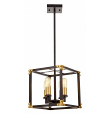 Подвесная люстра Lumina Deco Waldorf LDP 1140-4 BK+MD