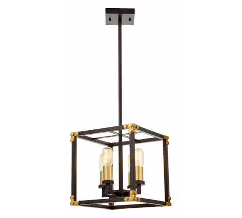 Подвесная люстра Lumina Deco Waldorf LDP 1140-4 BK+MD