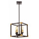 Подвесная люстра Lumina Deco Waldorf LDP 1140-4 BK+MD