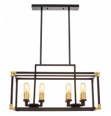 Подвесная люстра Lumina Deco Waldorf LDP 1140-8 BK+MD